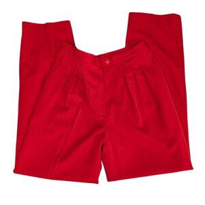 Vintage Roth Le Cover 100% Wool Pleated Trousers Women Size 14 High Waist Retro